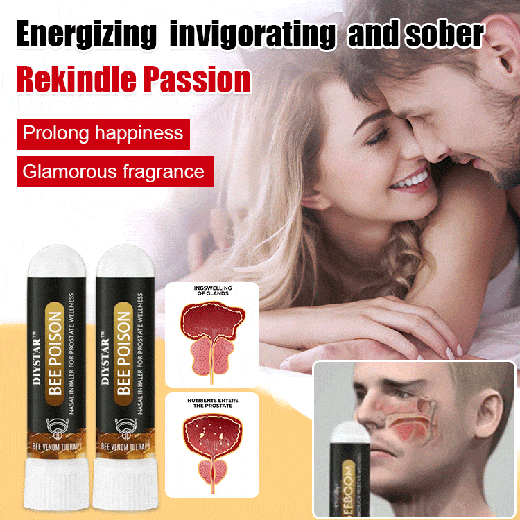 Inhalateur Nasal BeeVenom™ – Bien-Être Masculin & Vitalité Naturelle