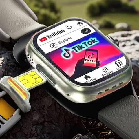 Smartwatch Premium avec Appels, Caméra HD Rotative & Connectivité 4G/5G – Ton Smartphone au Poignet