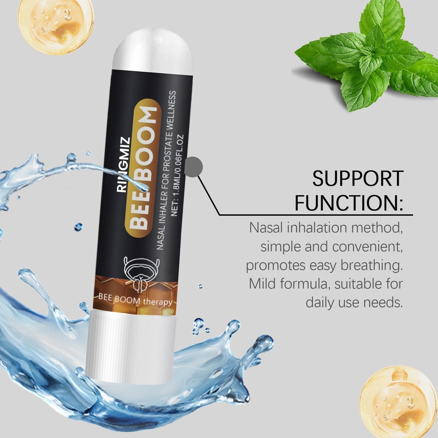 Inhalateur Nasal BeeVenom™ – Bien-Être Masculin & Vitalité Naturelle