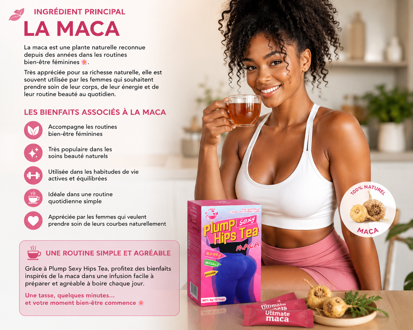 🍑 PLUMP SEXY HIPS TEA – Thé Beauté Fessiers & Hanches