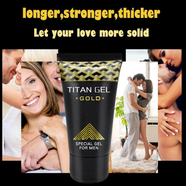 🏆 Gold Titan Gel – Crème de Massage Externe pour Homme