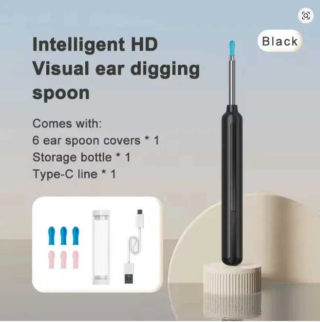 🦻 Nettoyeur d’Oreille Intelligent avec Caméra HD – Vision, Sécurité et Précision