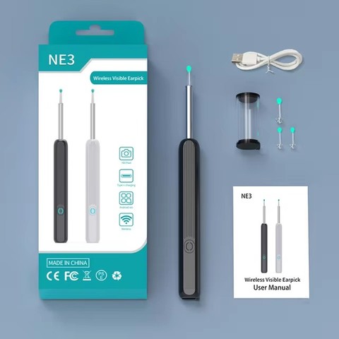 🦻 Nettoyeur d’Oreille Intelligent avec Caméra HD – Vision, Sécurité et Précision