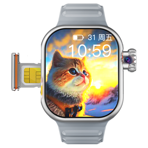 Smartwatch Premium avec Appels, Caméra HD Rotative & Connectivité 4G/5G – Ton Smartphone au Poignet