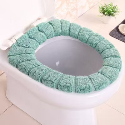 Housse de Siège de Toilette Hiver – Coussin WC Chaud, Doux et Lavable – Confort Anti-Froid Universel
