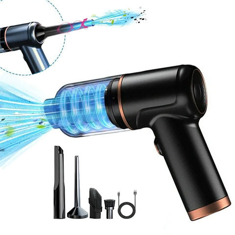 🧹 Aspirateur à Main Sans Fil 4-en-1 — Nettoyage Puissant Voiture & Maison