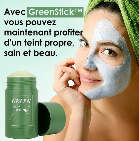 Masque Stick au Thé Vert – Une Peau Nette, Fraîche et Sans Imperfections en Quelques Minutes