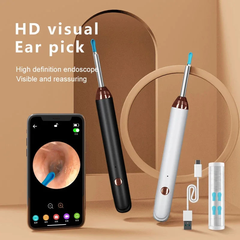 🦻 Nettoyeur d’Oreille Intelligent avec Caméra HD – Vision, Sécurité et Précision